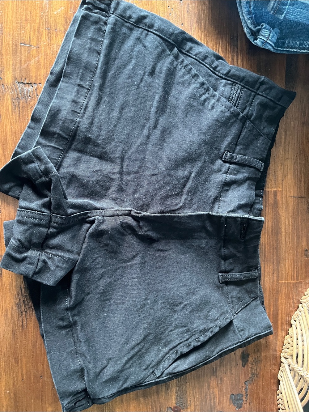 American Eagle Outfitters Black Waistband Shorts
